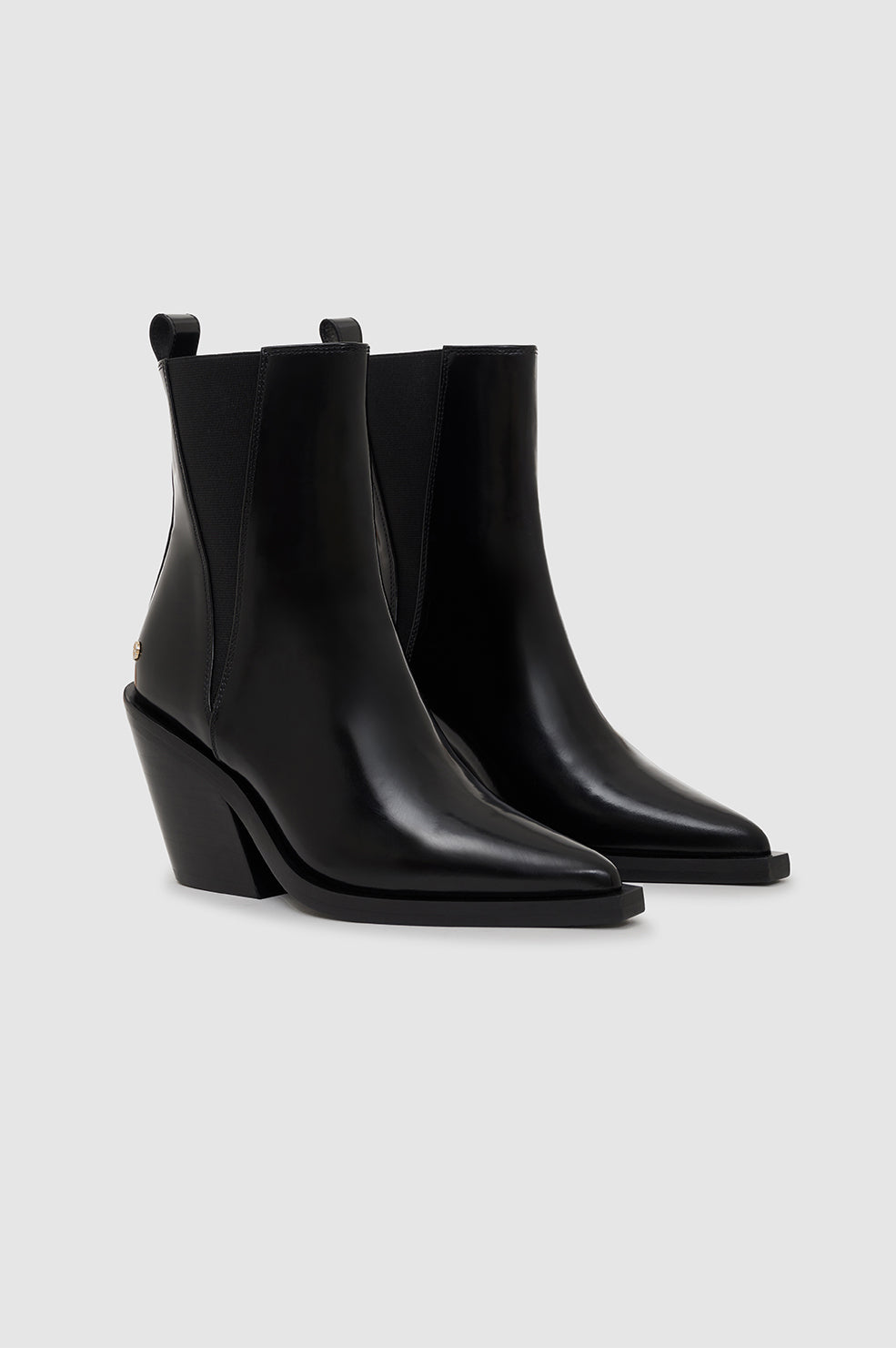 24qty NEW / BEKAH BOOTS - HIGH-SHINE BLACK