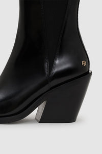 24qty NEW / BEKAH BOOTS - HIGH-SHINE BLACK