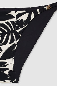 BELLAMY BIKINI BOTTOM - BLACK BIRD OF PARADISE