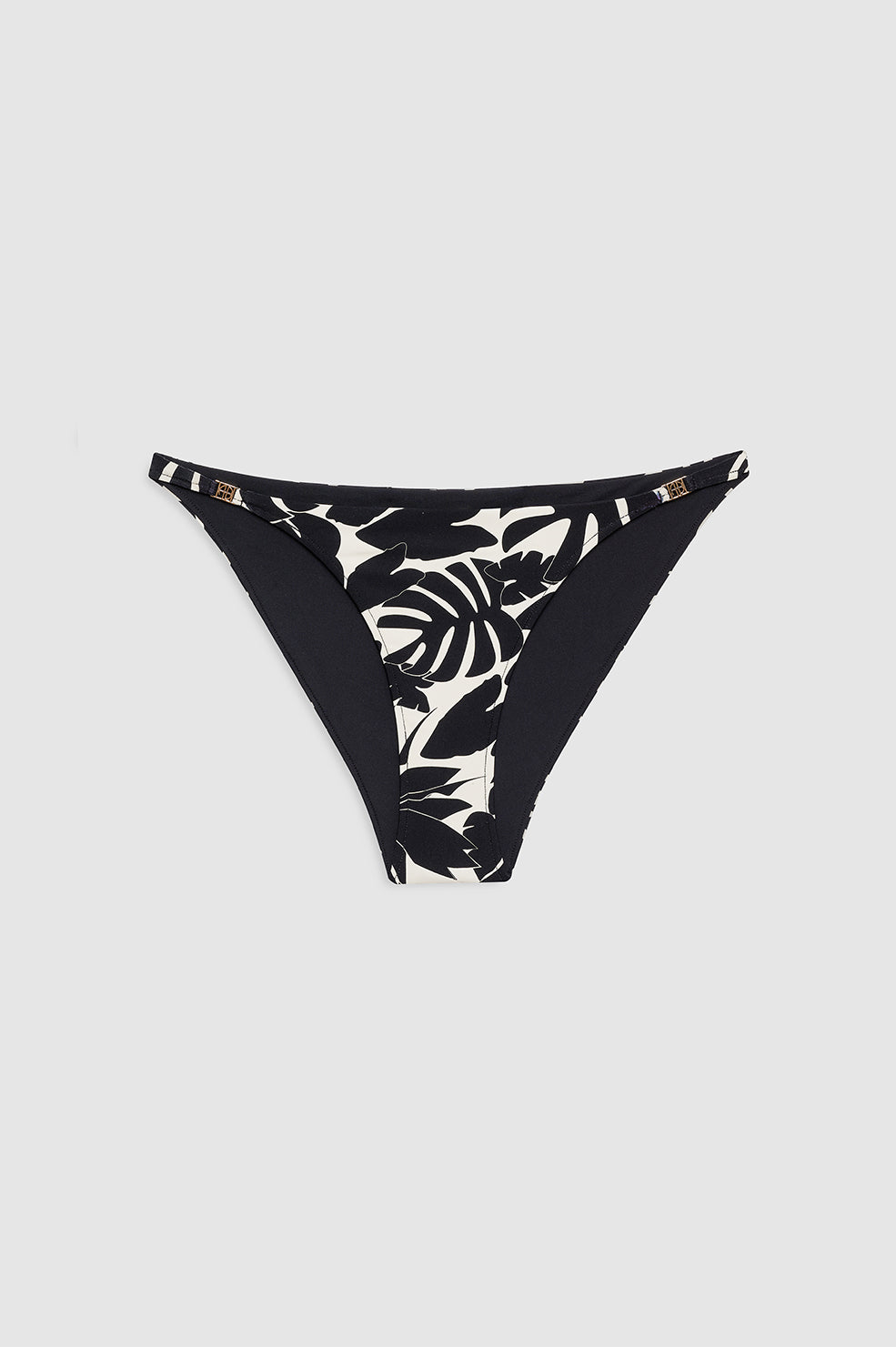 BELLAMY BIKINI BOTTOM - BLACK BIRD OF PARADISE