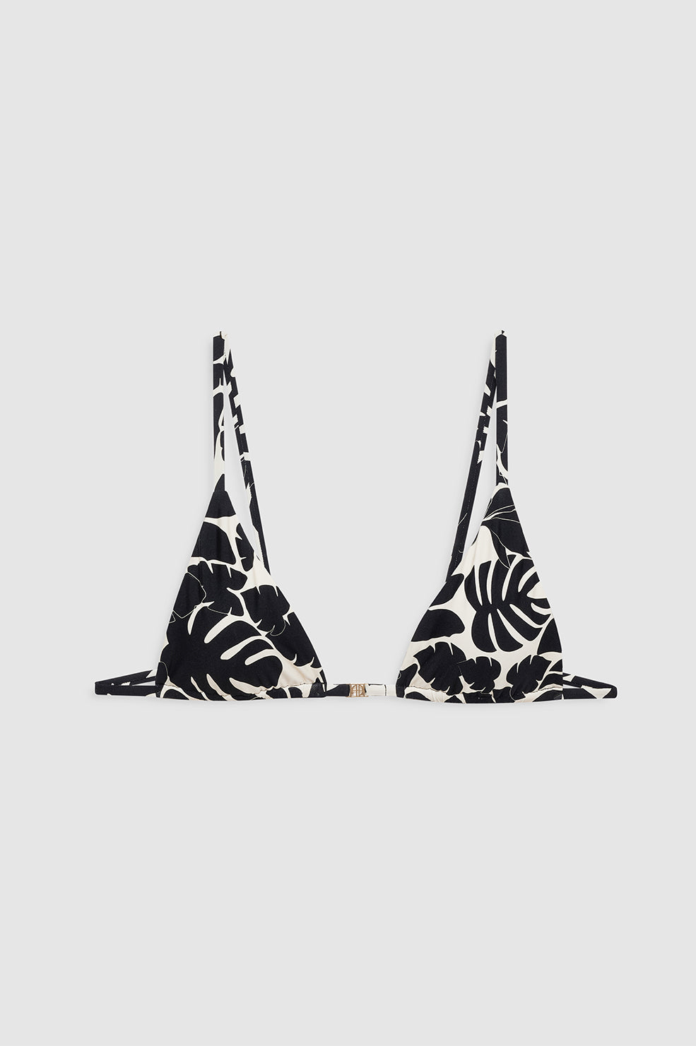 BELLAMY BIKINI TOP - BLACK BIRD OF PARADISE