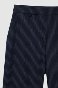 Blaine wool high waisted trousers - Navy