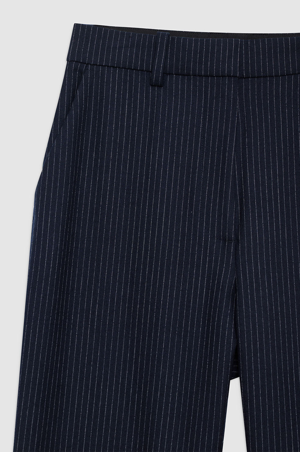 Blaine wool high waisted trousers - Navy