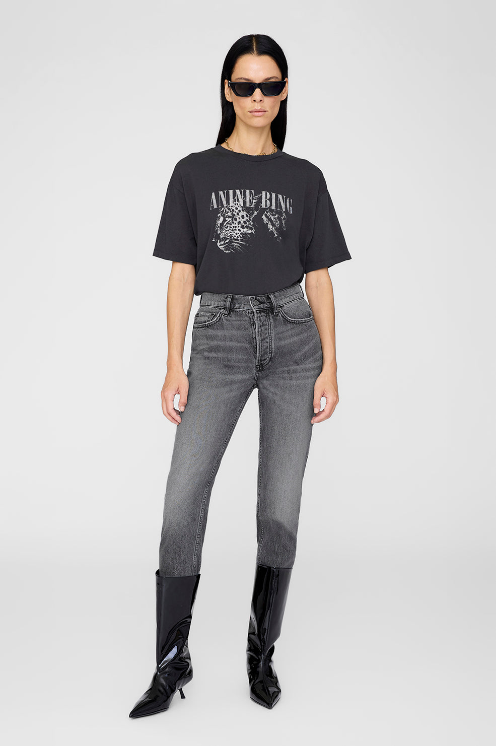 COHEN TEE - WASHED BLACK