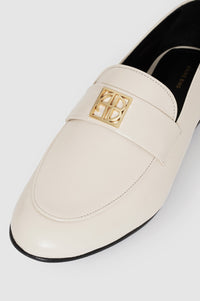 CORRINE LOAFERS - BONE MONOGRAM