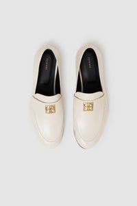 CORRINE LOAFERS - BONE MONOGRAM