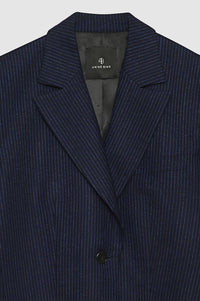 DECLAN BLAZER - NAVY PINSTRIPE