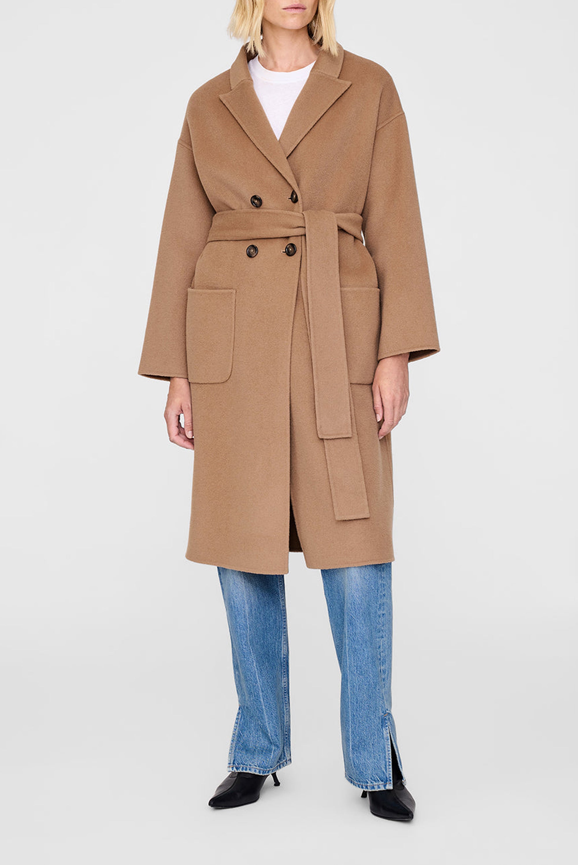 1qty NEW / DYLAN COAT - CAMEL CASHMERE BLEND
