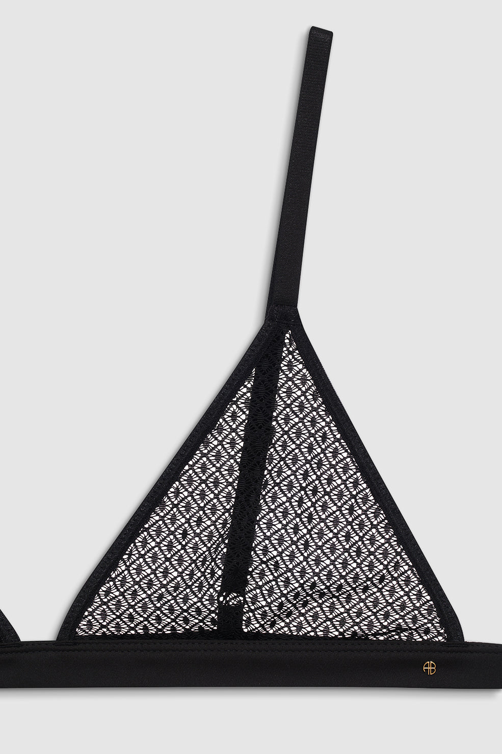 ELDRA BRALETTE - BLACK GEOMETRIC LACE