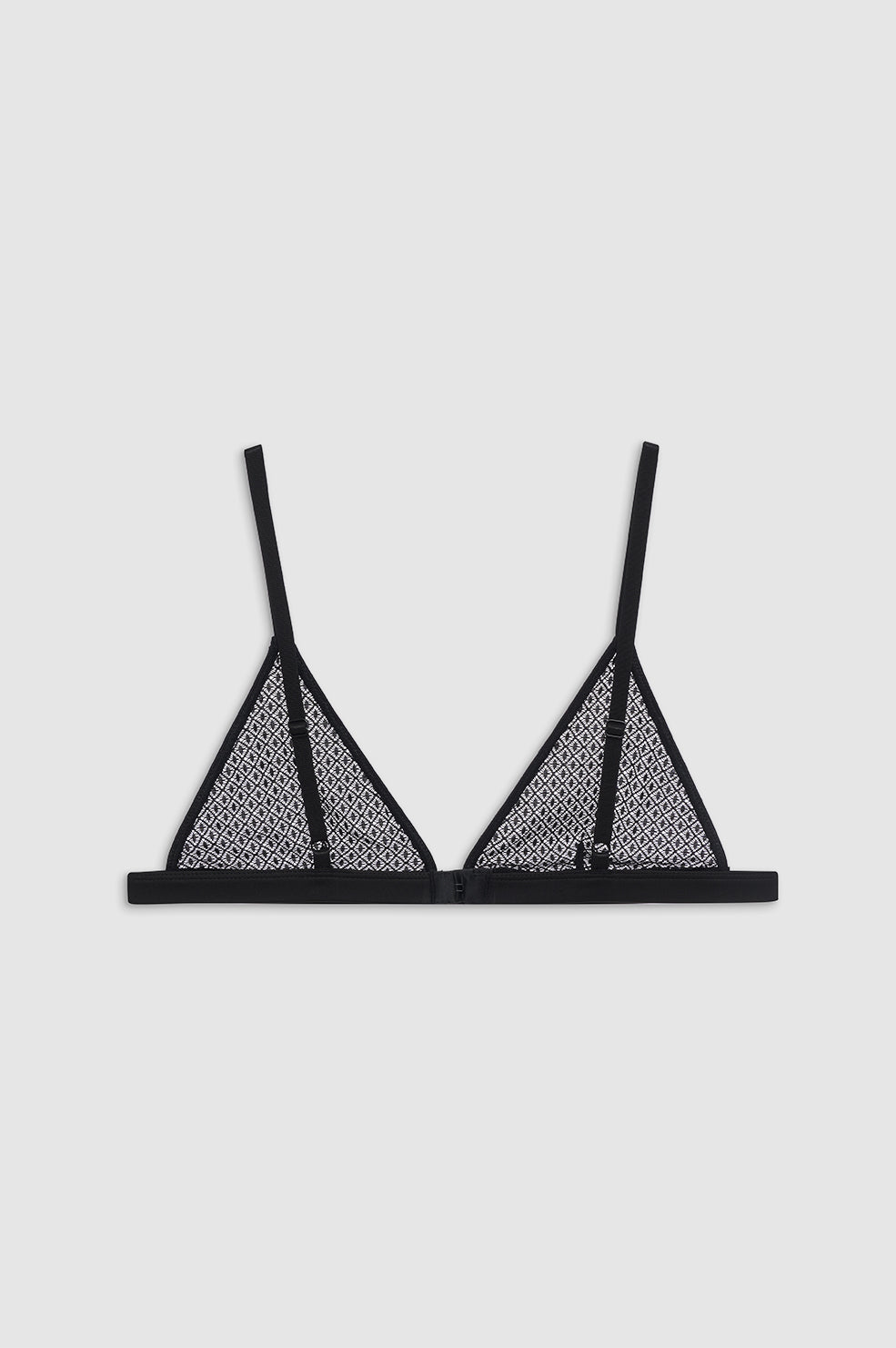 ELDRA BRALETTE - BLACK GEOMETRIC LACE