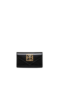 8qty NEW / ELLY WALLET - HIGH-SHINE BLACK