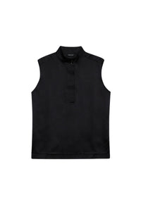 Top Geneva en soie - Black