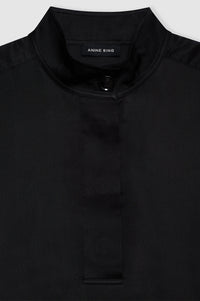 Top Geneva en soie - Black