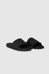48qty NEW / ISLA SLIDES - BLACK MONOGRAM