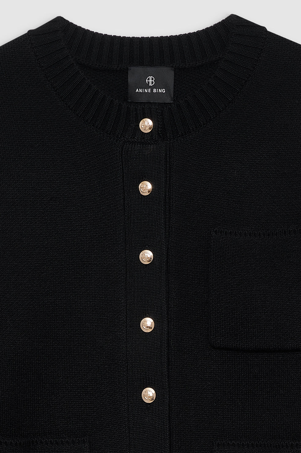 3qty NEW / JAMESON CARDIGAN - BLACK CASHMERE BLEND