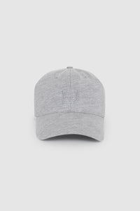 JEREMY BASEBALL CAP FRAMED MONOGRAM - HEATHER GREY