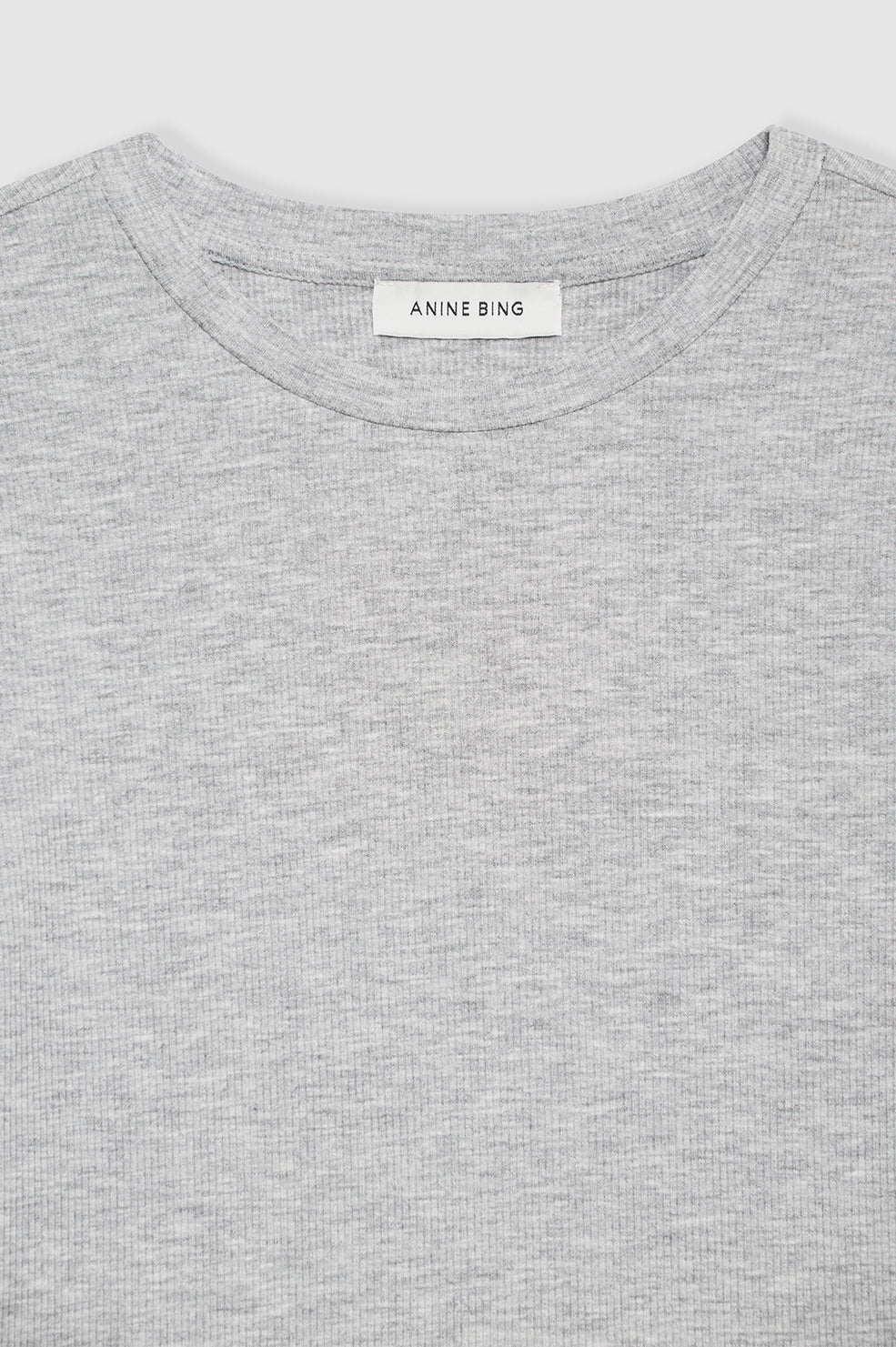 JO LONG SLEEVE TEE - HEATHER GREY
