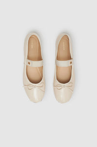 Ballerines Jolie en cuir - Ivory