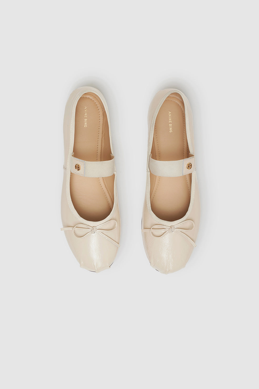 Ballerines Jolie en cuir - Ivory
