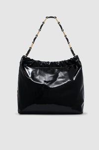 2qty NEW / KATE SHOULDER BAG - HIGH-SHINE BLACK