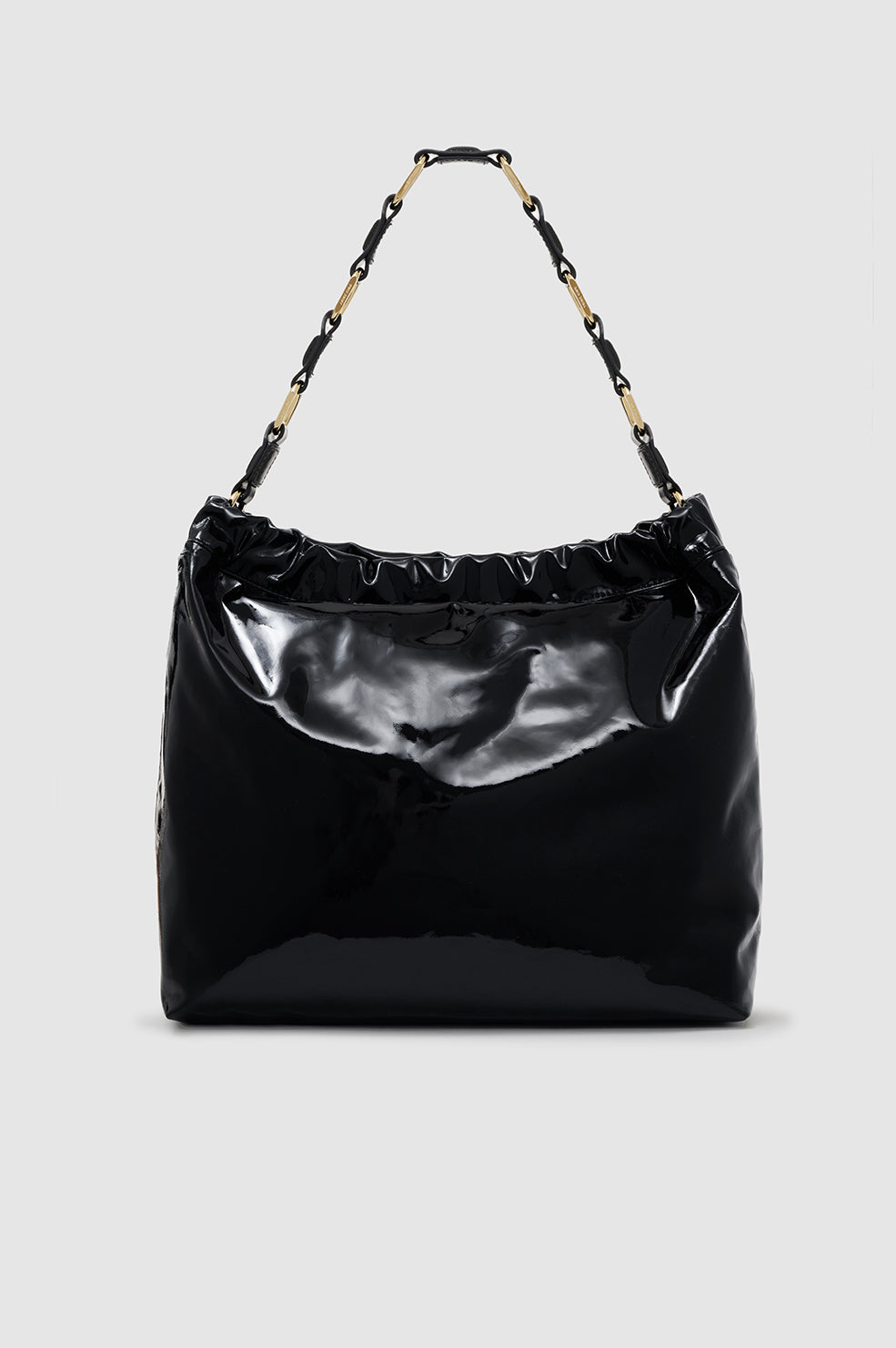 2qty NEW / KATE SHOULDER BAG - HIGH-SHINE BLACK