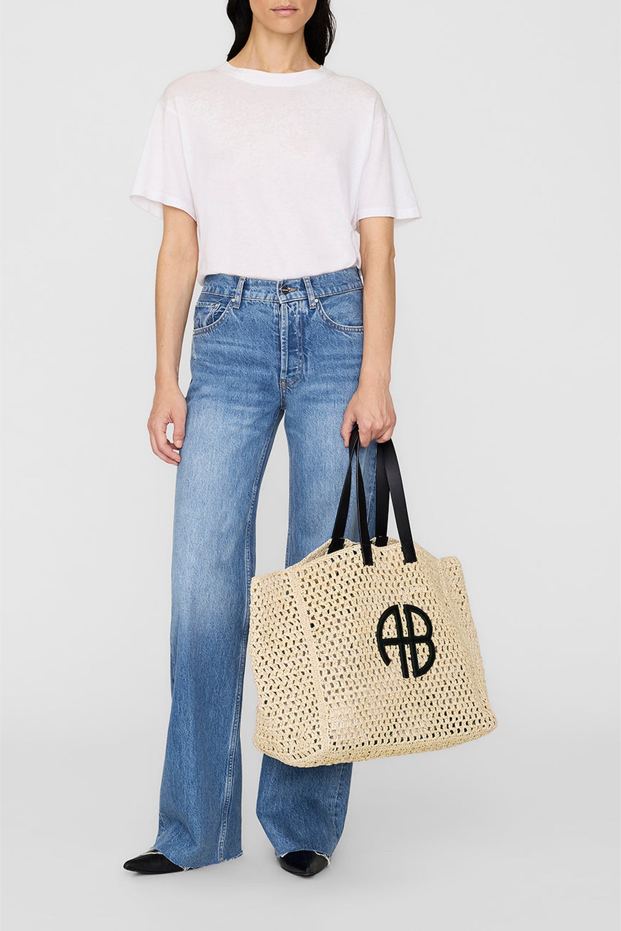 1qty NEW / LARGE RIO TOTE - NATURAL