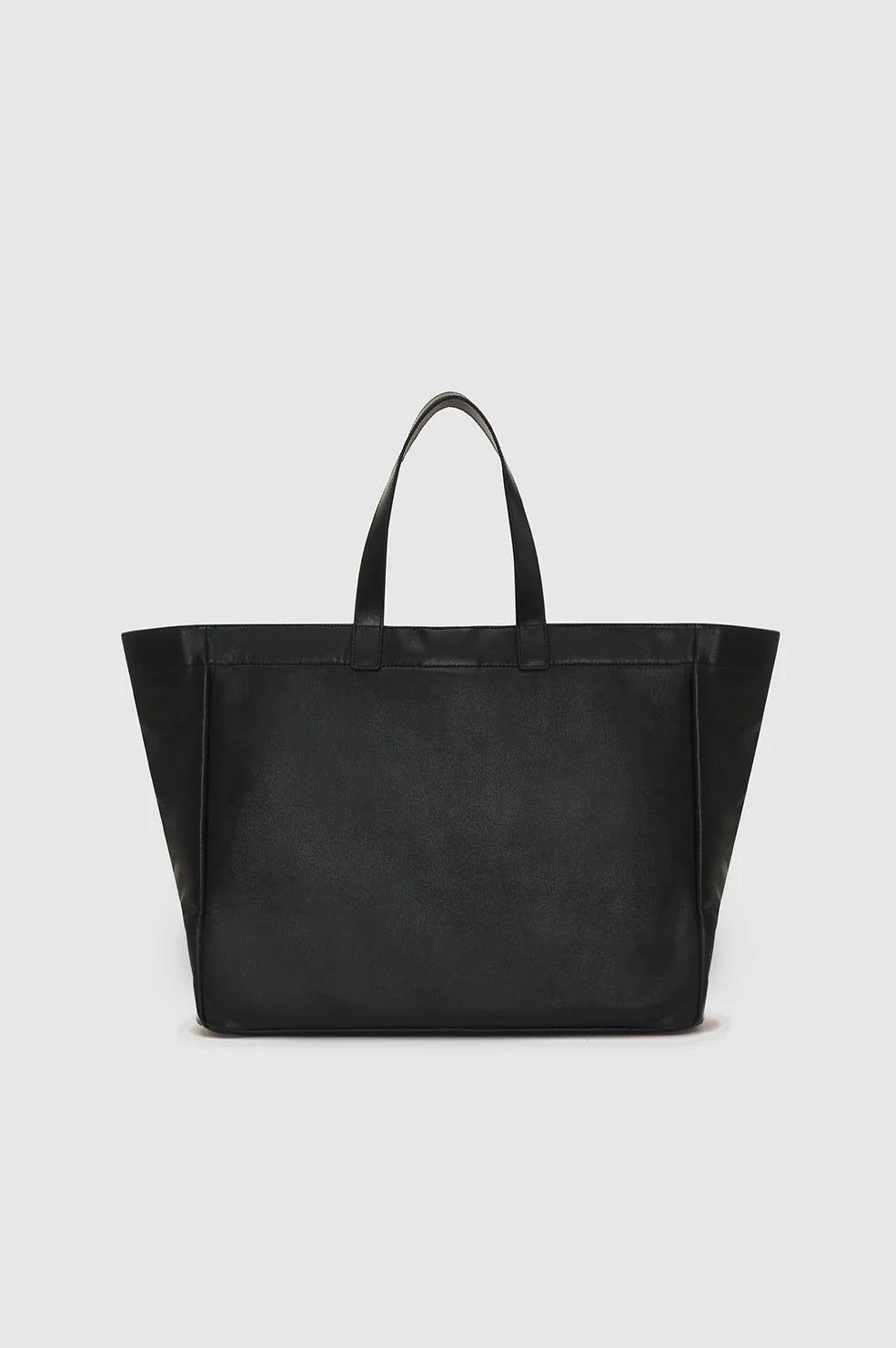 1qty NEW / LARGE RIO TOTE - BLACK RECYCLED LEATHER