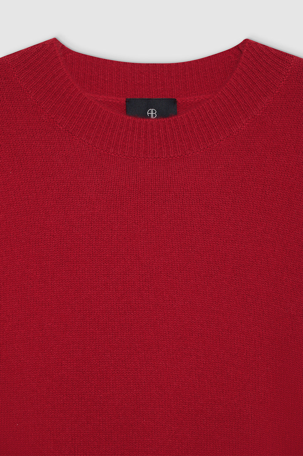 LEE CREW SWEATER - SCARLET RED