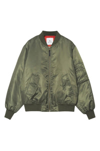 2qty NEW / LEON BOMBER - ARMY GREEN