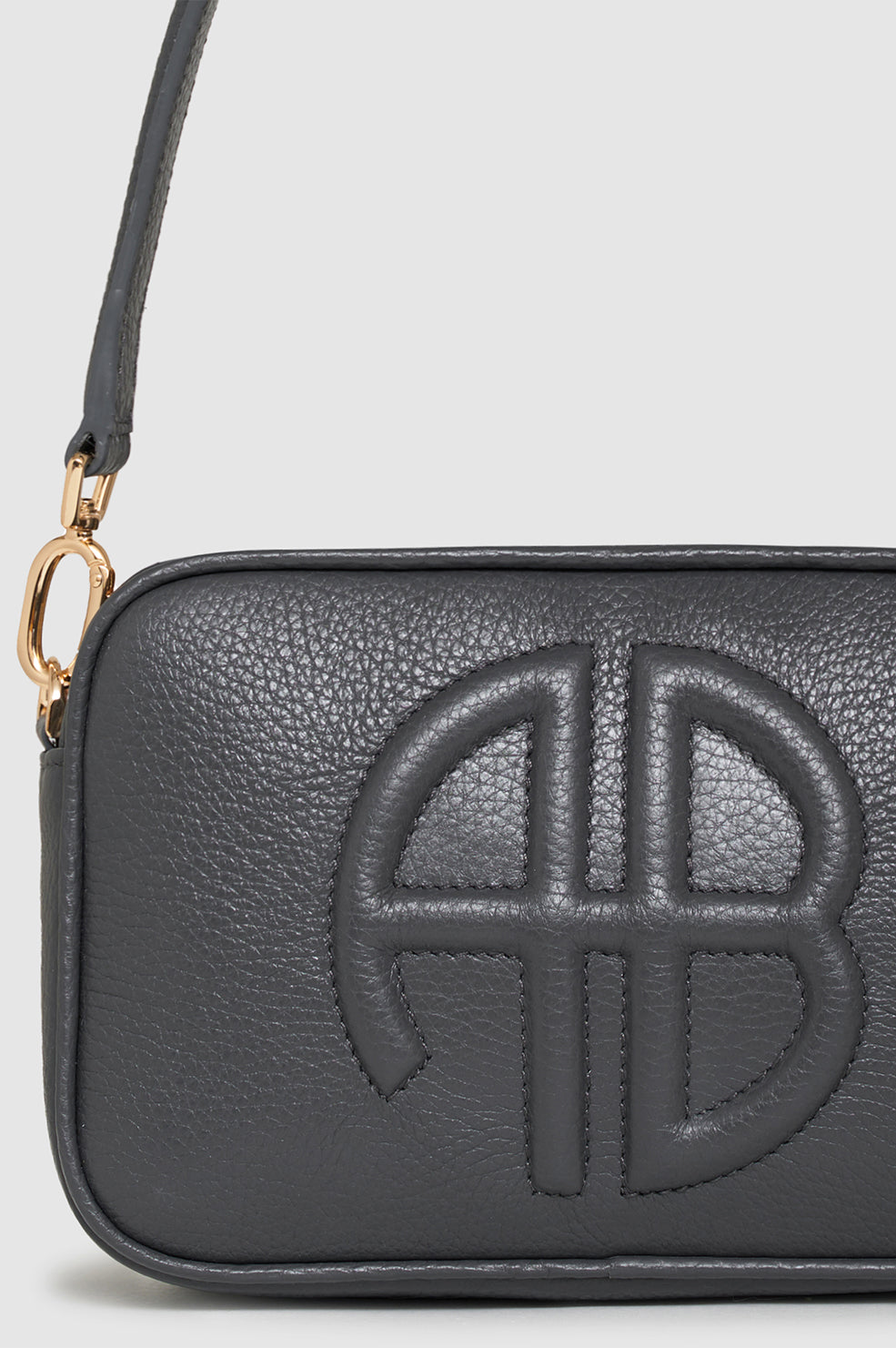 LILI BAG - GREY PEBBLED