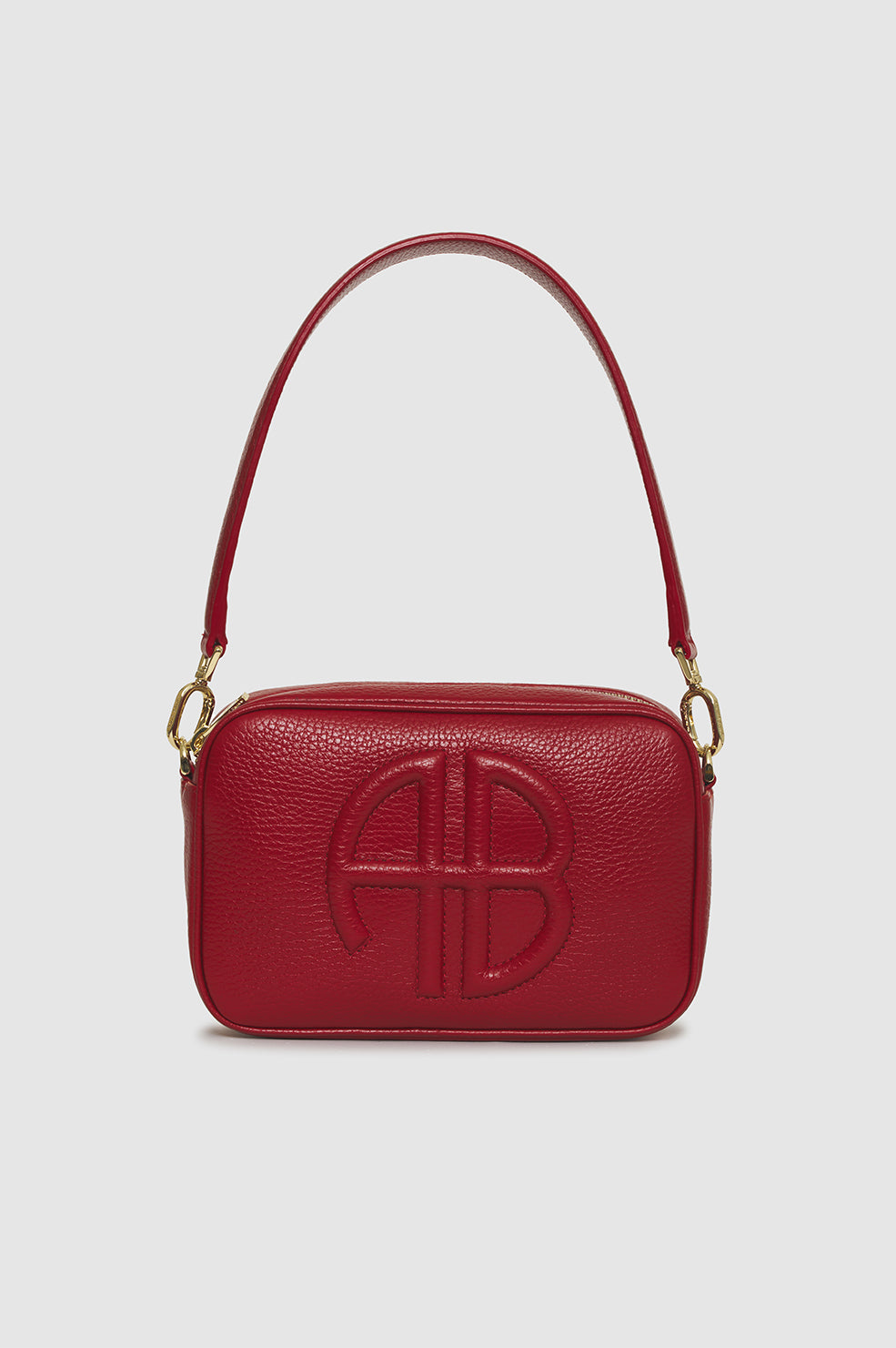 LILI BAG - RED PEBBLED