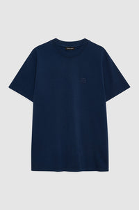 LILI TEE FRAMED MONOGRAM - WASHED NAVY