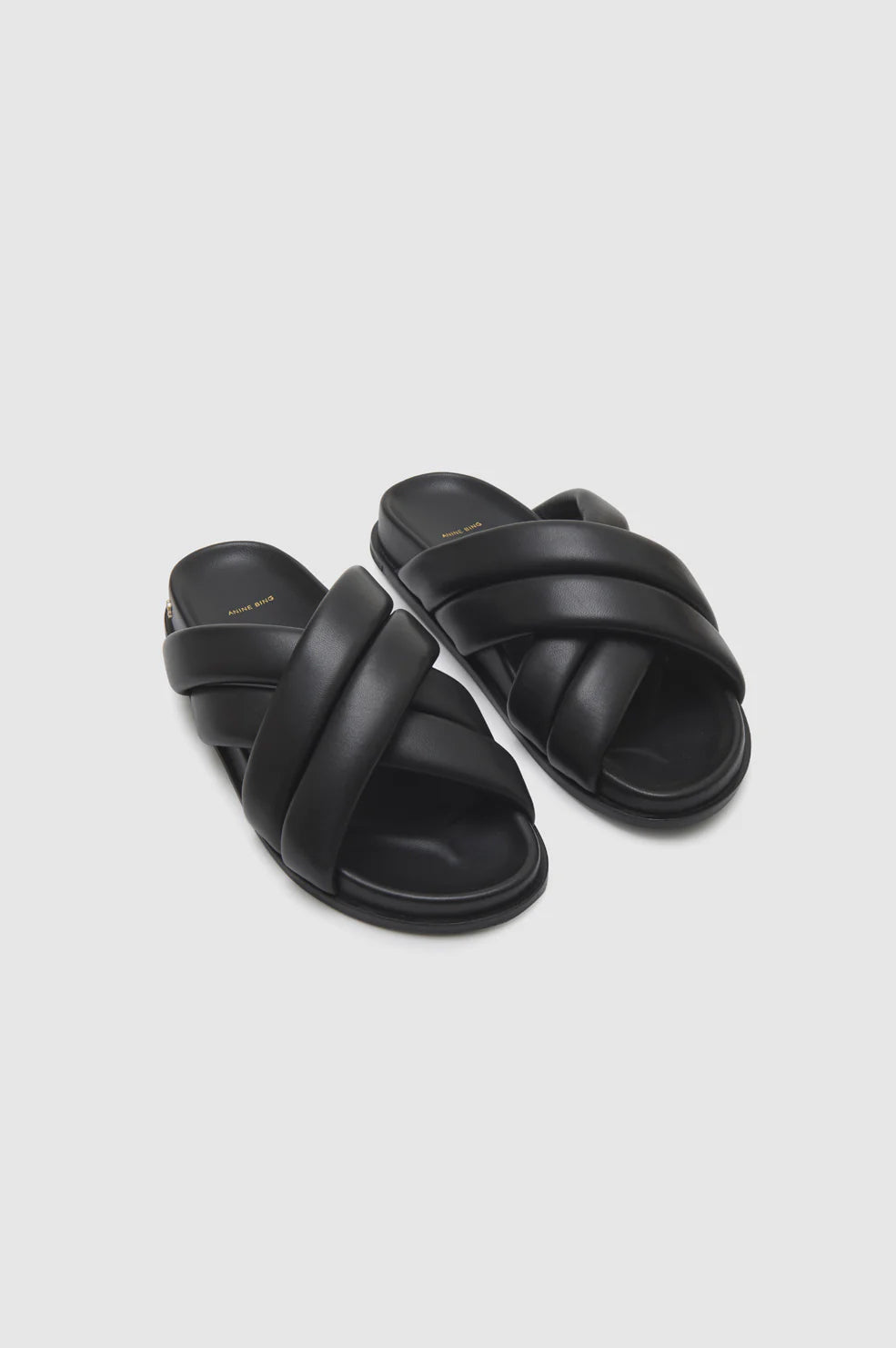 123qty NEW / LIZZIE SLIDES - BLACK