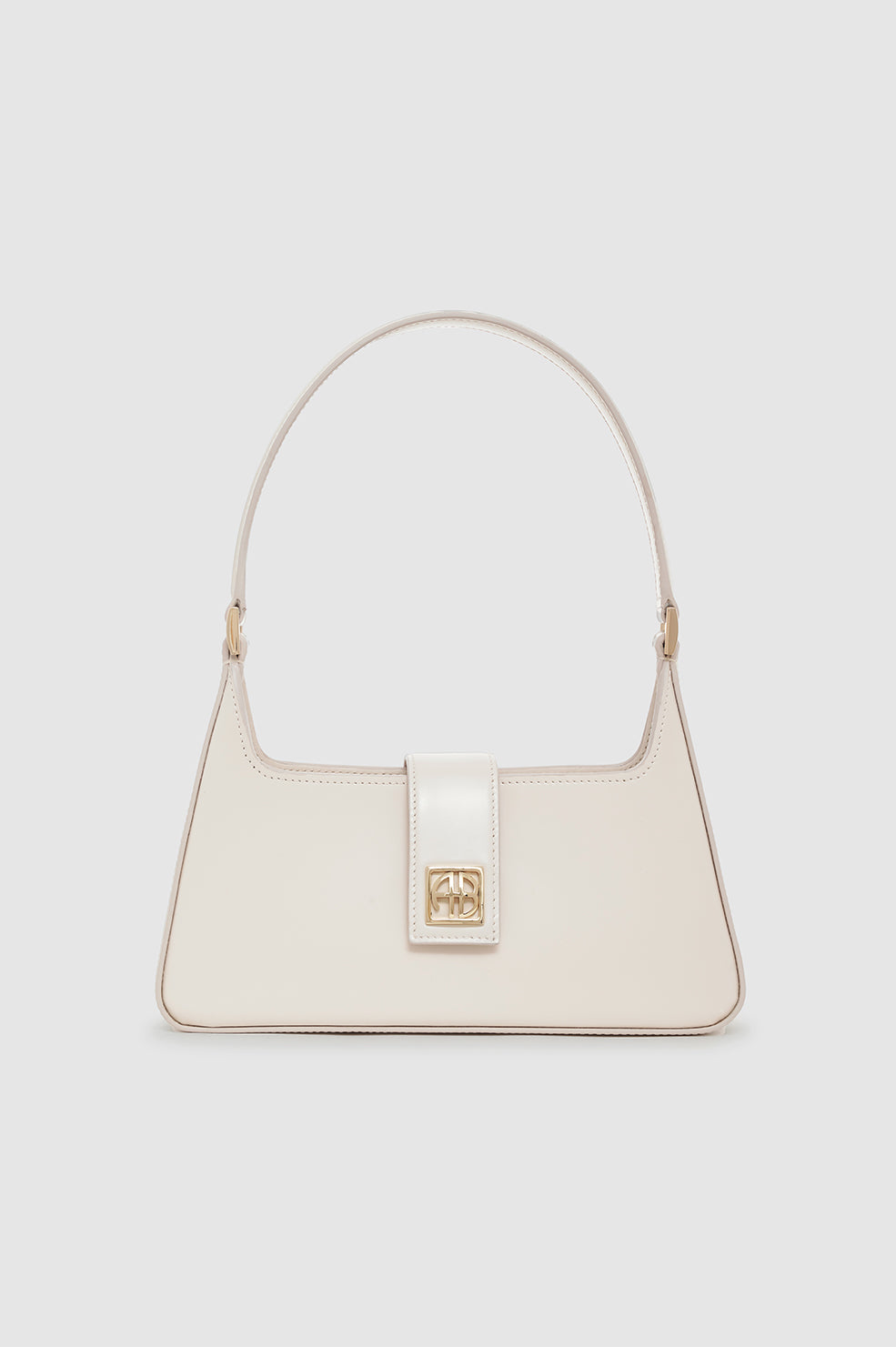 LOU SHOULDER BAG - HIGH-SHINE BONE