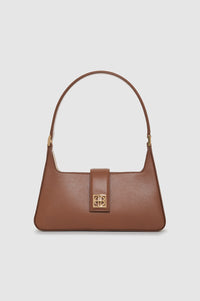 LOU SHOULDER BAG - COGNAC