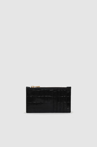 5qty NEW / LUCY CARD HOLDER - BLACK EMBOSSED