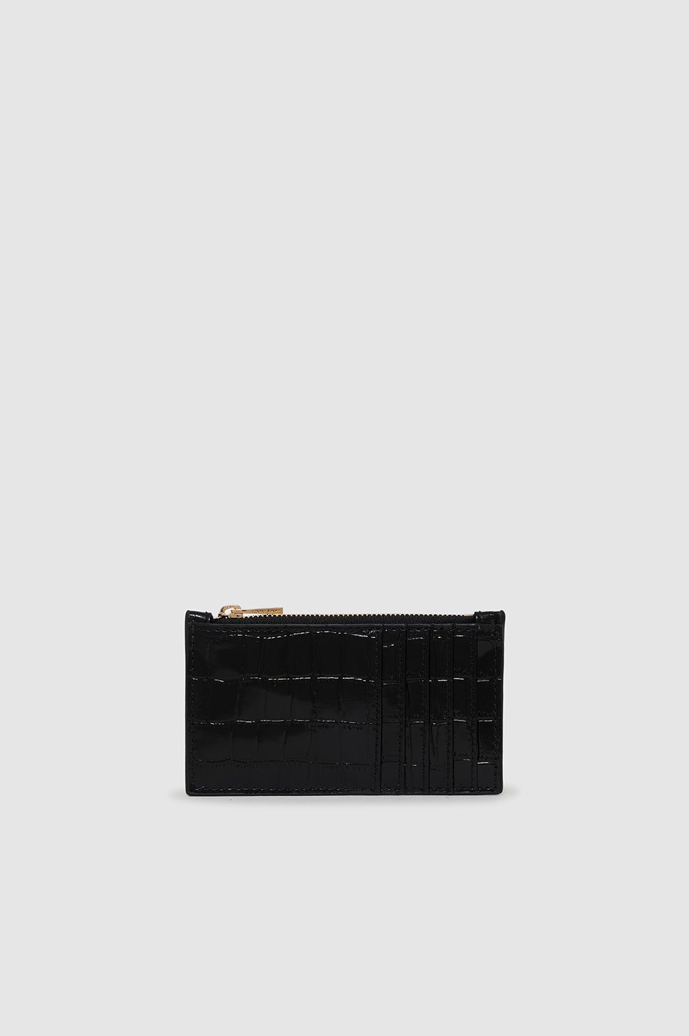 5qty NEW / LUCY CARD HOLDER - BLACK EMBOSSED