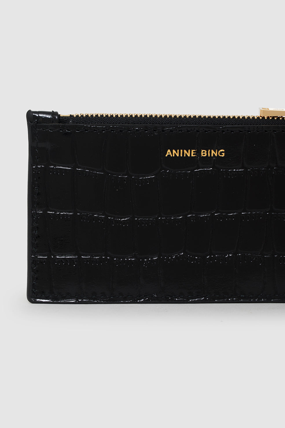 5qty NEW / LUCY CARD HOLDER - BLACK EMBOSSED