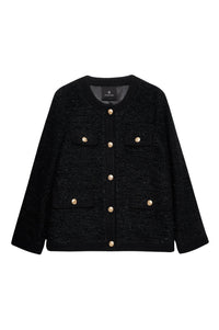 21qty NEW / LYDIA JACKET - BLACK SHINE