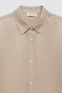 7qty NEW / MARY SHIRT - OATMEAL LINEN BLEND