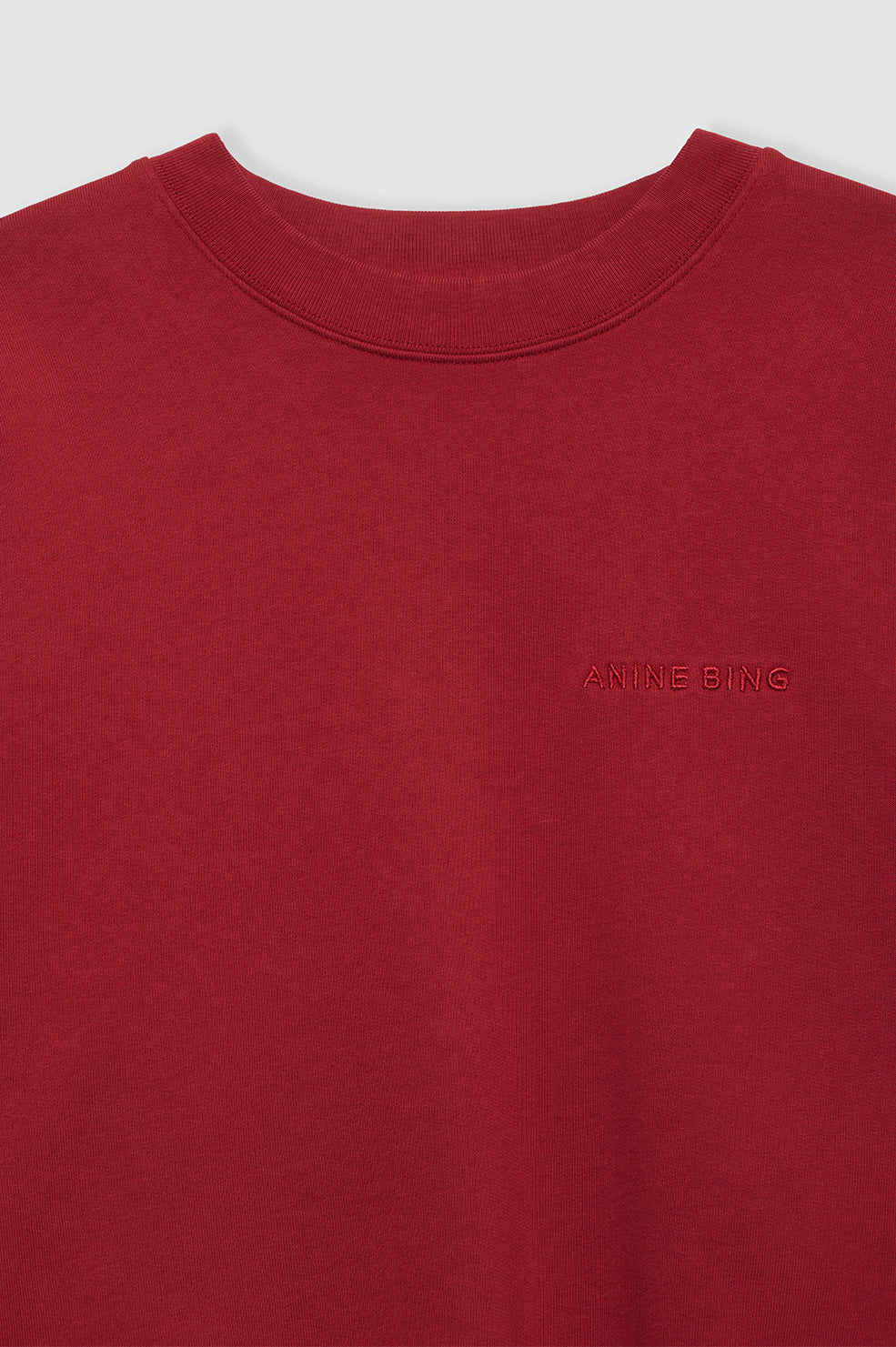 170qty NEW / MILES SWEATSHIRT - WASHED RED