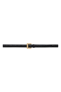 4qty NEW / NICOLA BELT - BLACK EMBOSSED