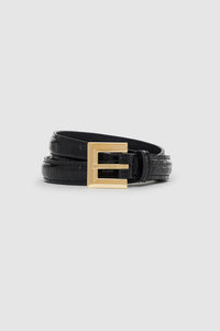 4qty NEW / NICOLA BELT - BLACK EMBOSSED