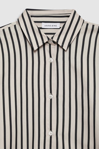 Chemise Plaza - Black & Nude