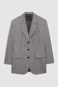 SARA BLAZER - BLACK AND WHITE MINI HOUNDSTOOTH