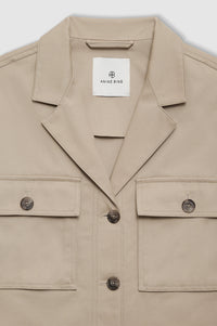 70qty NEW / SAWYER SHIRT JACKET - OATMEAL