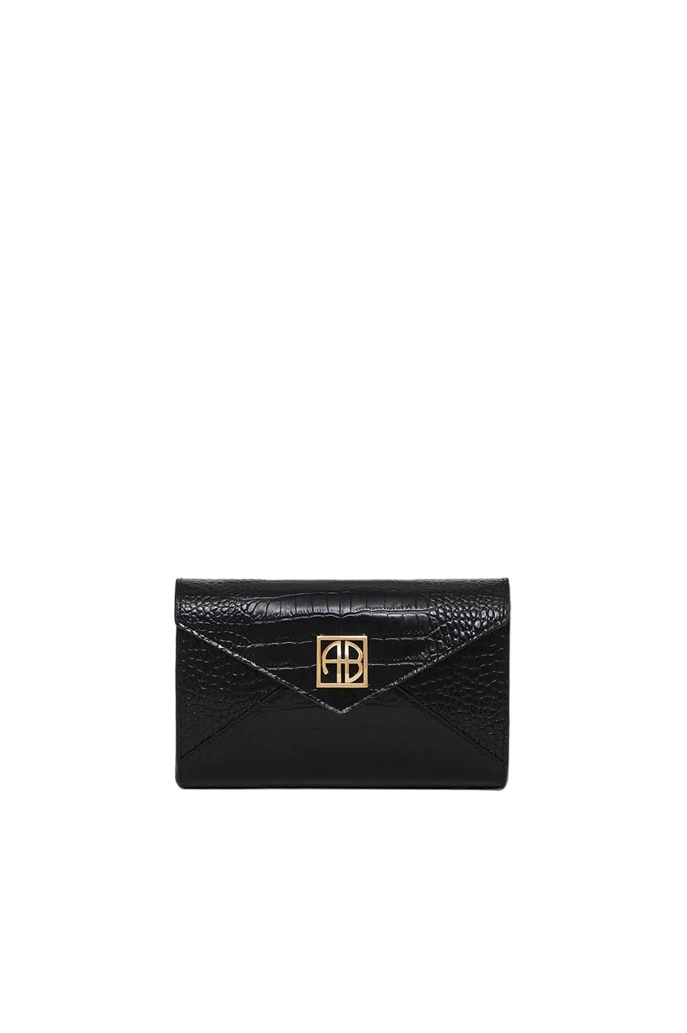 Petite pochette Elly en cuir - Black
