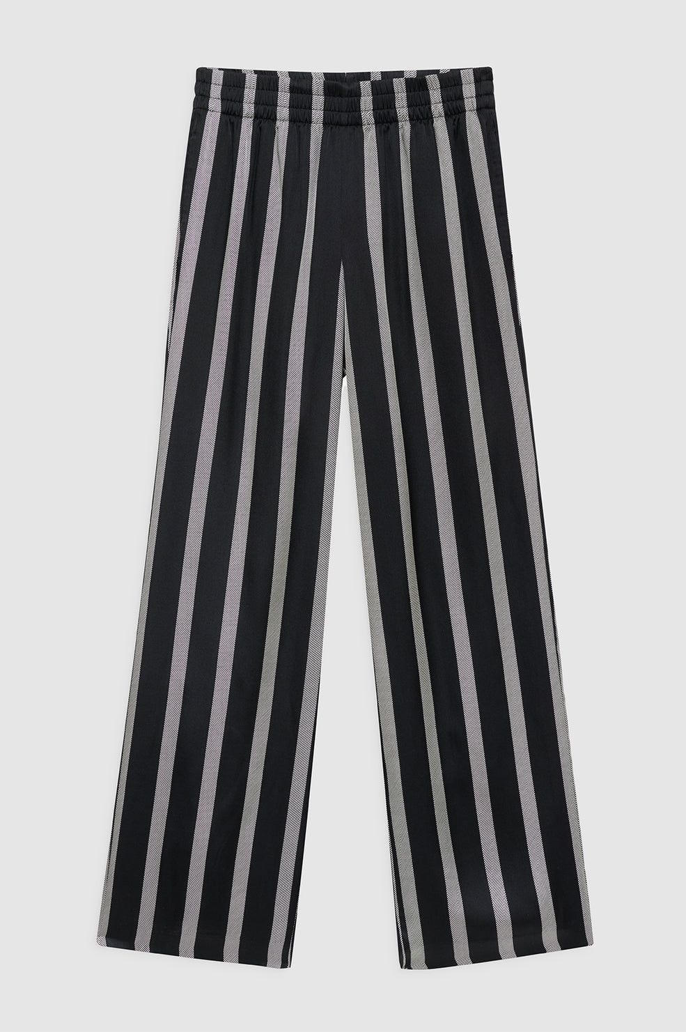 SOTO PANT - BLACK HERRINGBONE STRIPE