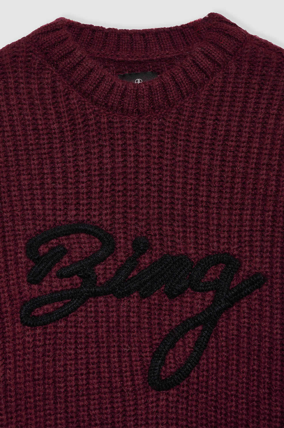 23qty NEW / SYDNEY CREW SWEATER SIGNATURE - ZINFANDEL