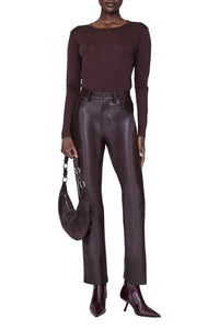 T-shirt à manches longues Sylvie - Dark Brown